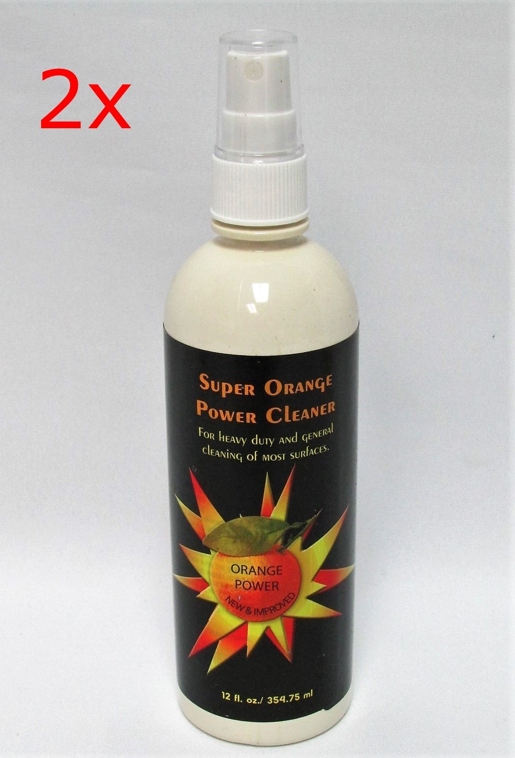 Lot of 2 Super Orange Power Cleaner Spray 12oz Concentrate (dilute 50/50) USA