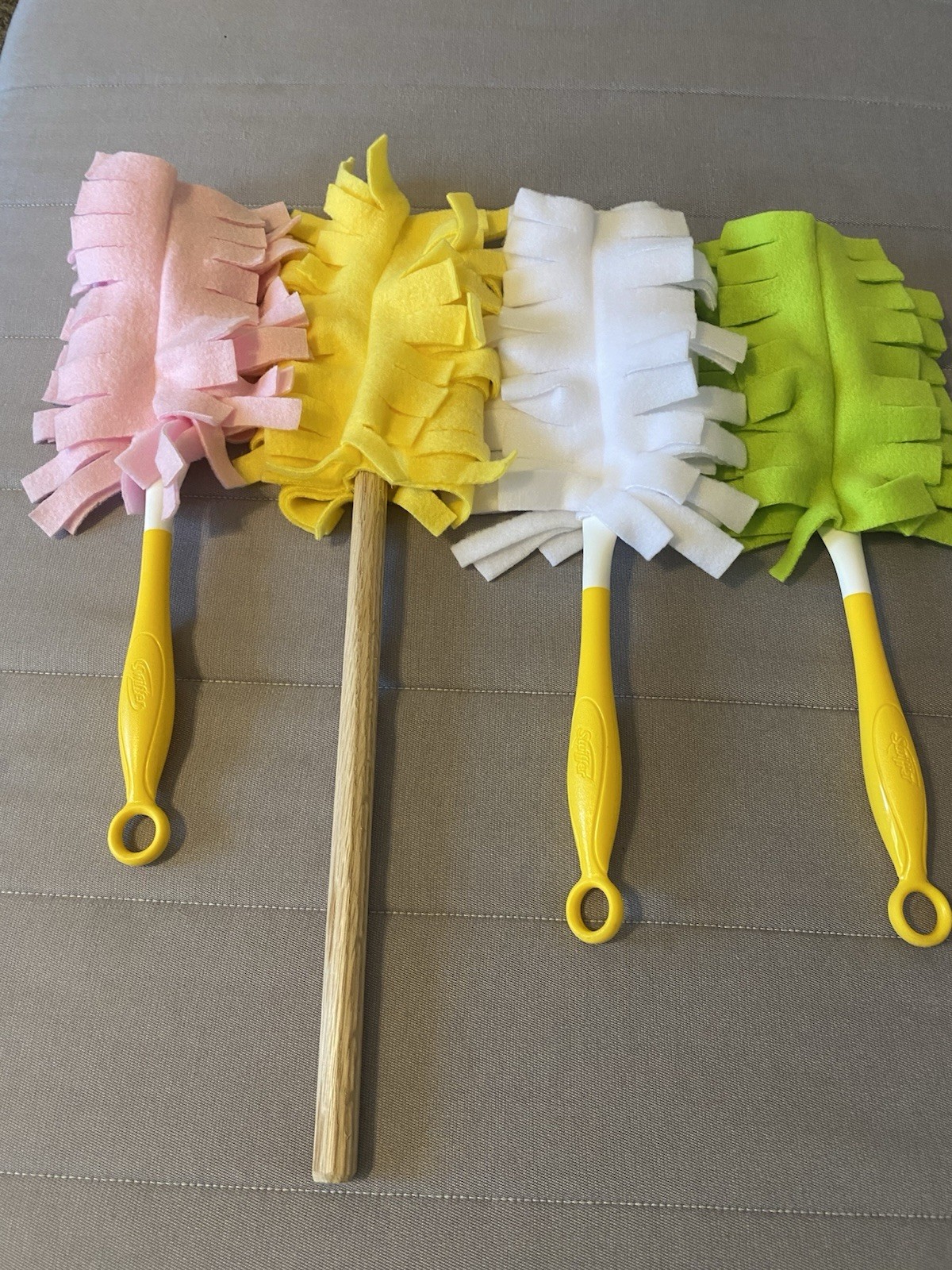 1 DUSTER FLEECE REUSABLE WASHABLE SWIFFER STYLE REFILL DOUBLE-SIDED NO HANDLE