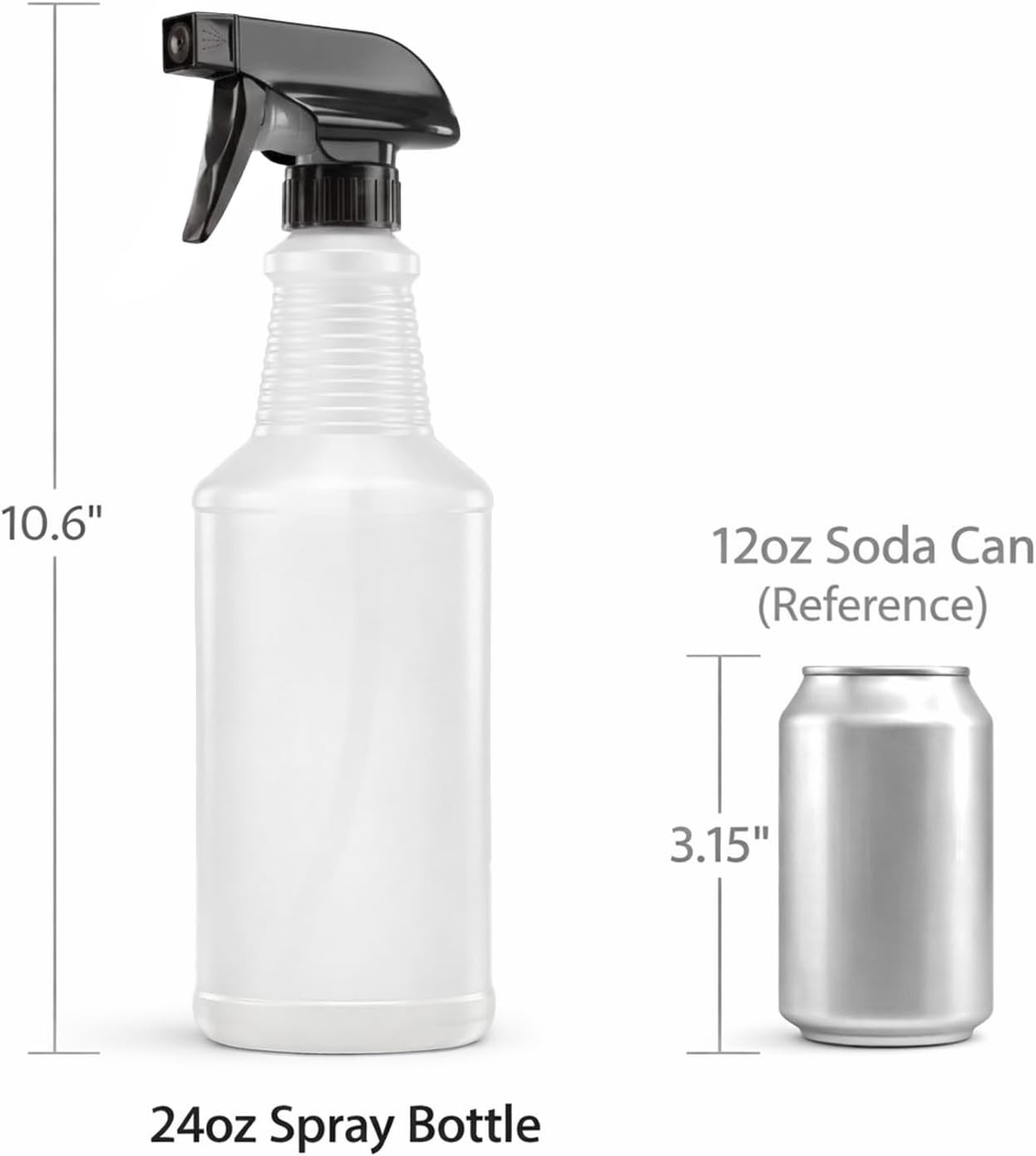 Leak-Proof BPA-Free 2-Pack Spray Bottles – Ideal for Cleaning & Gardening