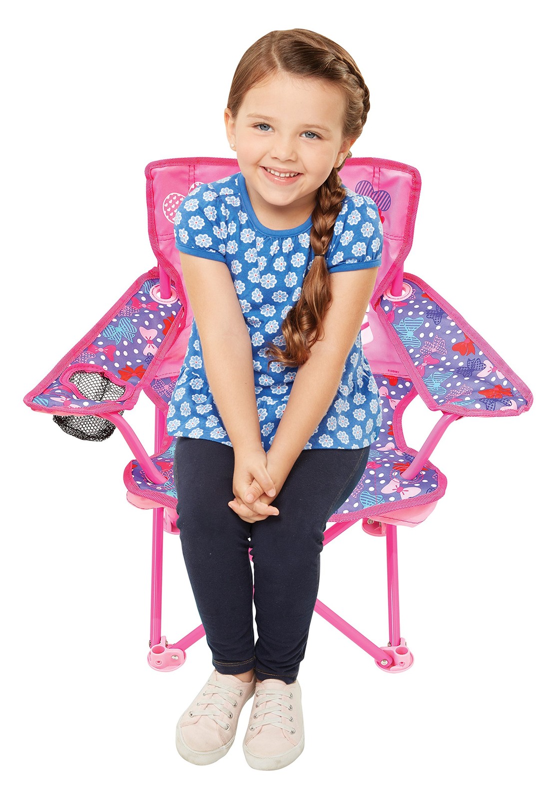 Minnie Camp Chair for Kids, Portable Camping Fold N Go Chair with Carry Bag, …