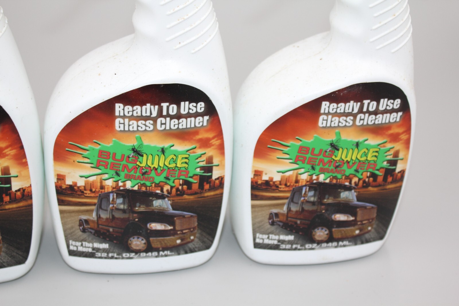 Lot of 3 (32oz) Heavy Duty Bug Juice Remover Glass Cleaner Spray Bottles NEW
