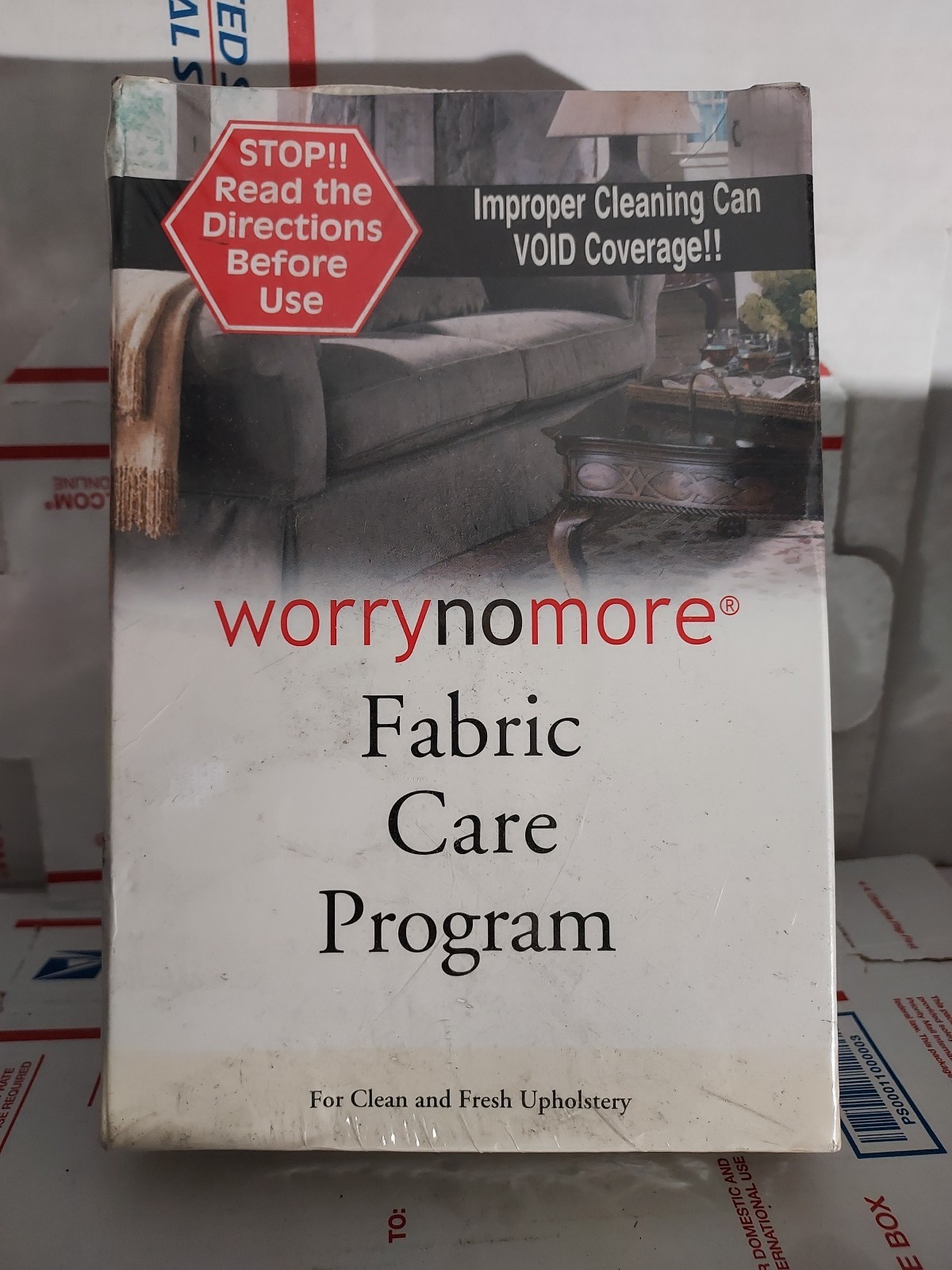 Worry No More Fabric Care Program Clean Fresh Uphostery Cloth New Sealed – #174a