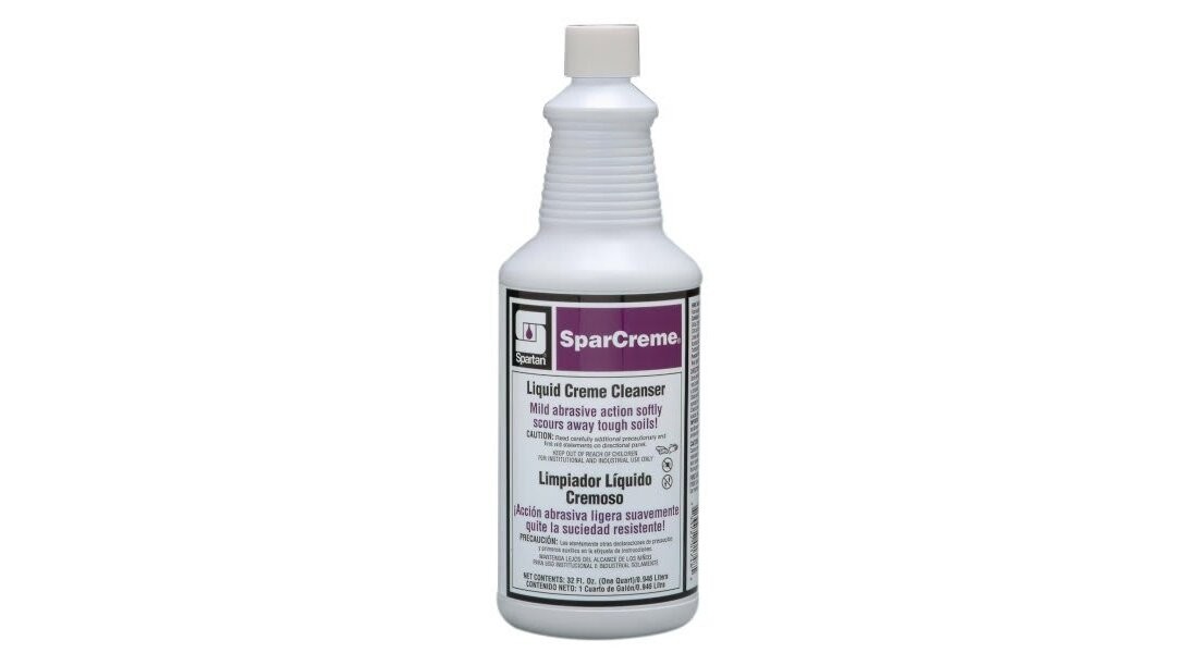 SparCreme 1 Quart Lime Scent Restroom Cleaner Light Green