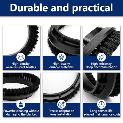 Black Nylon Carpet Brush Replacement for Oreck Orbiter Floor Machines 12