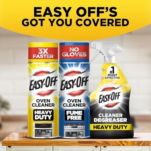 Easy-Off Heavy Duty Oven Cleaner Foam, Removes Grease & Burned-On Food, For Oven