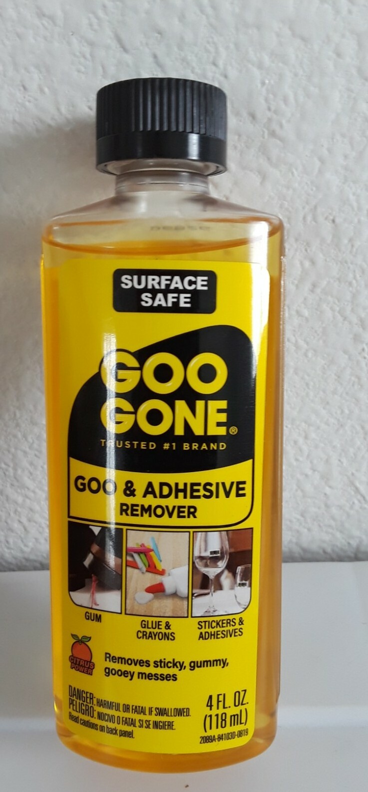Goo Gone Original Goo & Adhesive Adhesive Gum, Glue & Crayons, Remover NWB 4oz