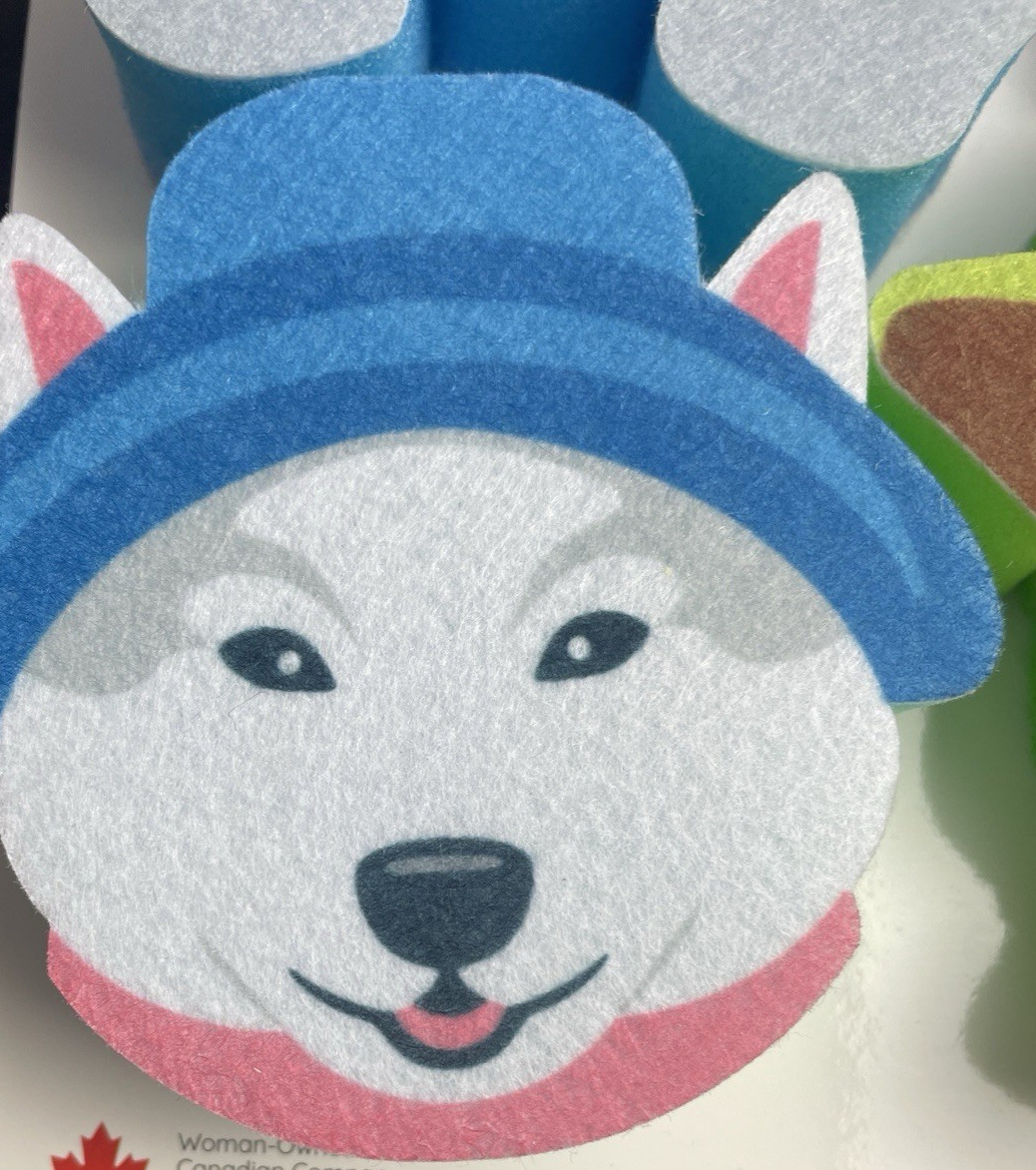 Kitchen Sponges 6 PACK DOG THEME Reusable Sponge Cute Funny Dogs NEW