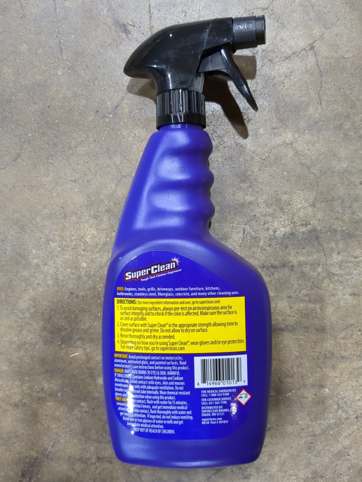 Super Clean Foaming Multi-Surface All Purpose Cleaner Degreaser Spray, Biodeg…