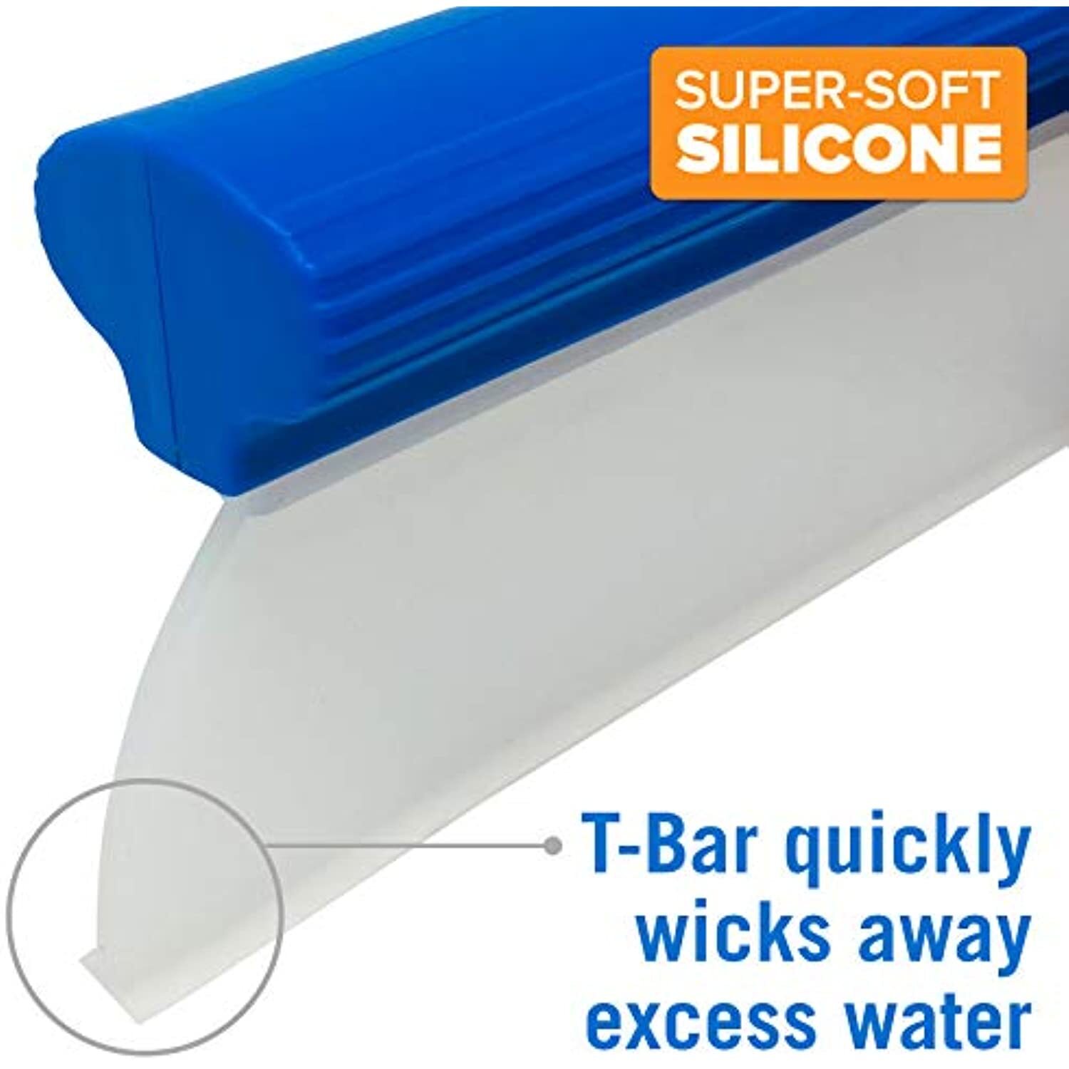 Window Squeegee Silicone Squeegee for Car Windows and Boat Windshields Blade