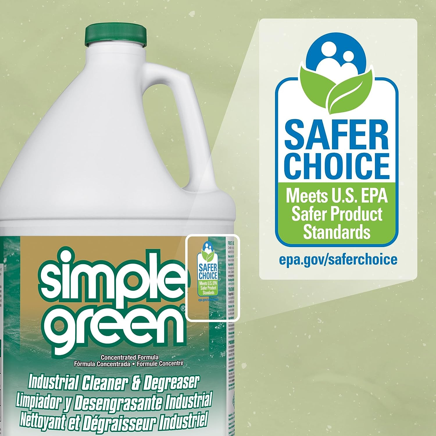 SIMPLE GREEN Industrial Cleaner and Degreaser, 1 US GALLON