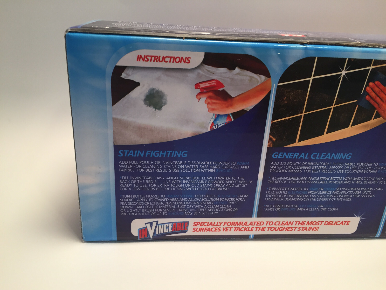 inVINCEable Multi-Purpose Cleaner, Stain Remover with 4 pouches, As Seen on TV
