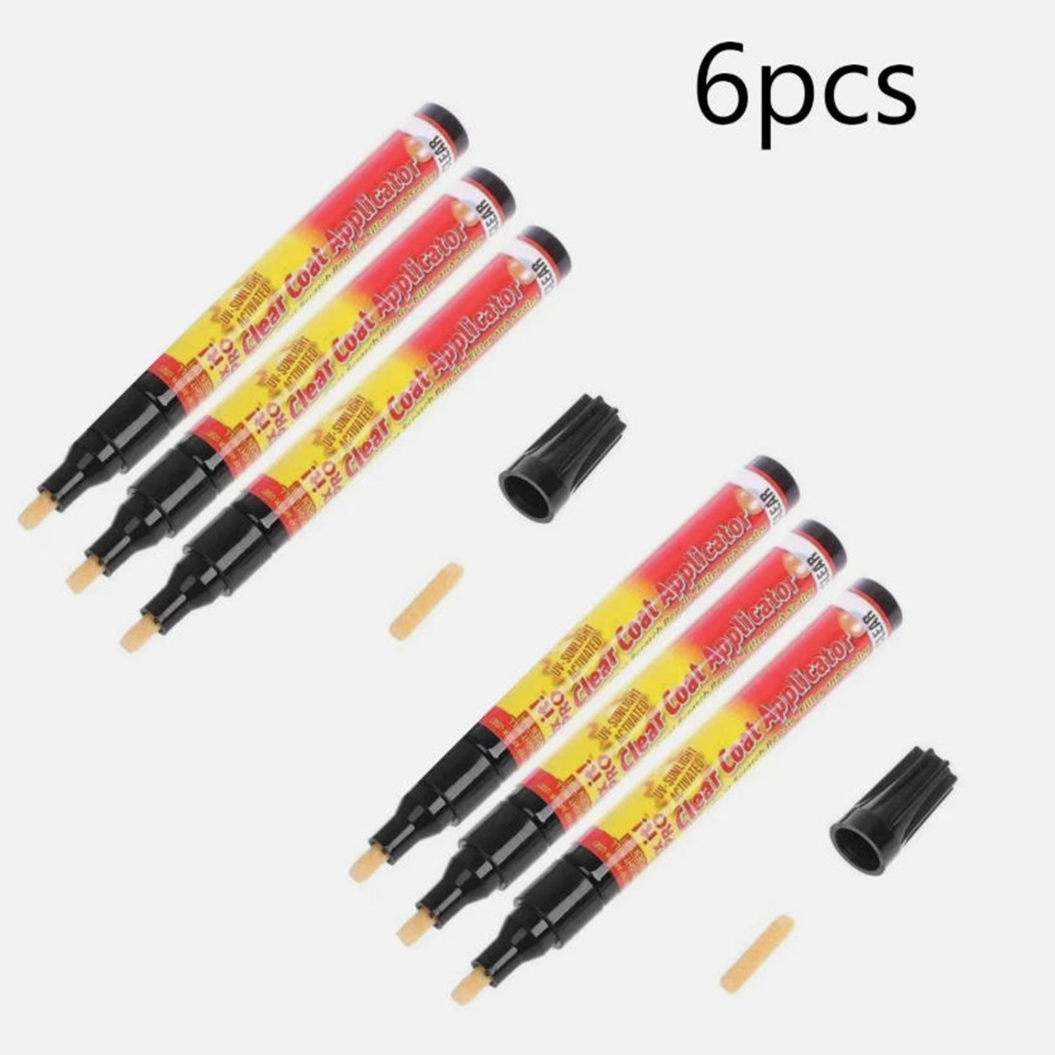 6/3PCS Vitanst Clearfix Scratch Remover,Auto Paint Repair Pen,Car Scratch Repair