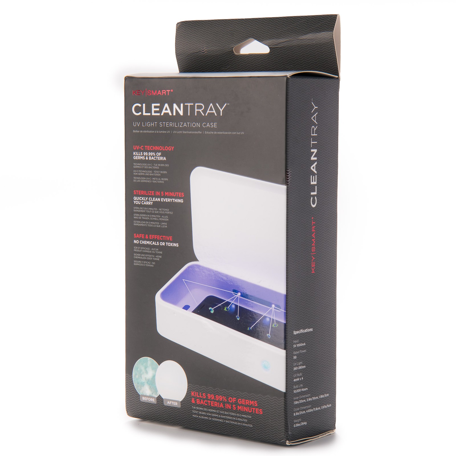 Keysmart CleanTray UV Sterilization Case