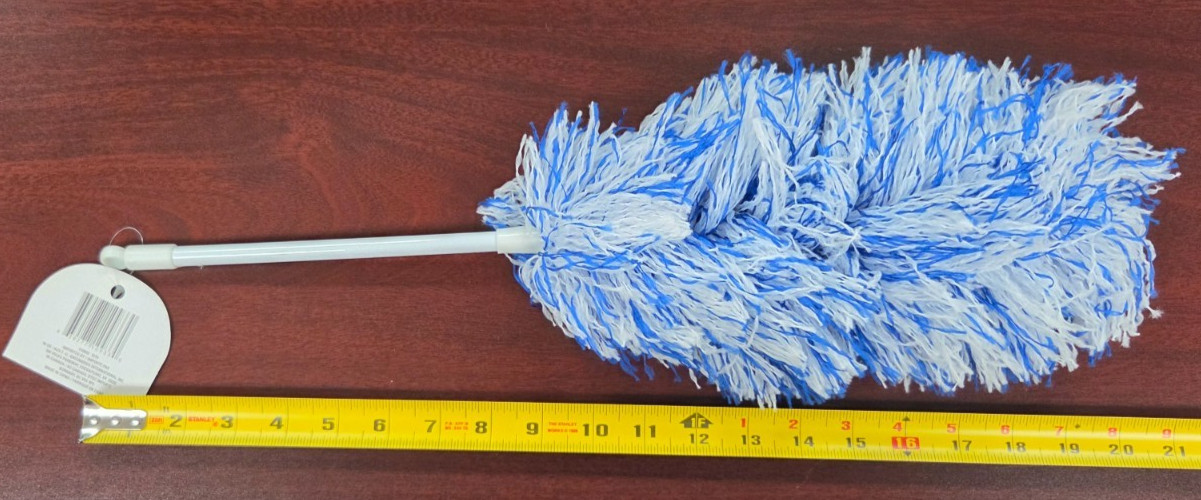 Microburst Microfiber Duster Soft Dusting Brush Household Cleaning Tool 10″ NEW