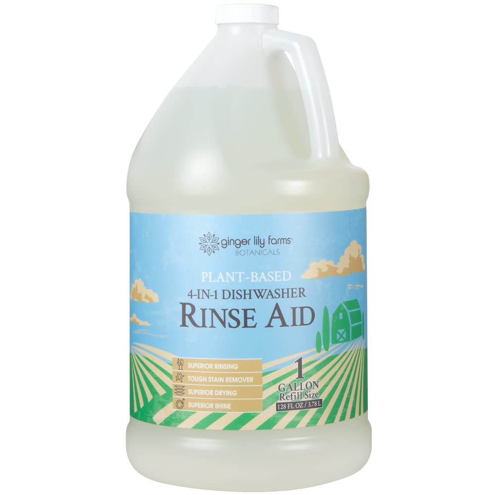 Botanicals Plant-Based 4-In-1 Dishwasher Rinse Aid, 100% Vegan & Cruelty-Free…