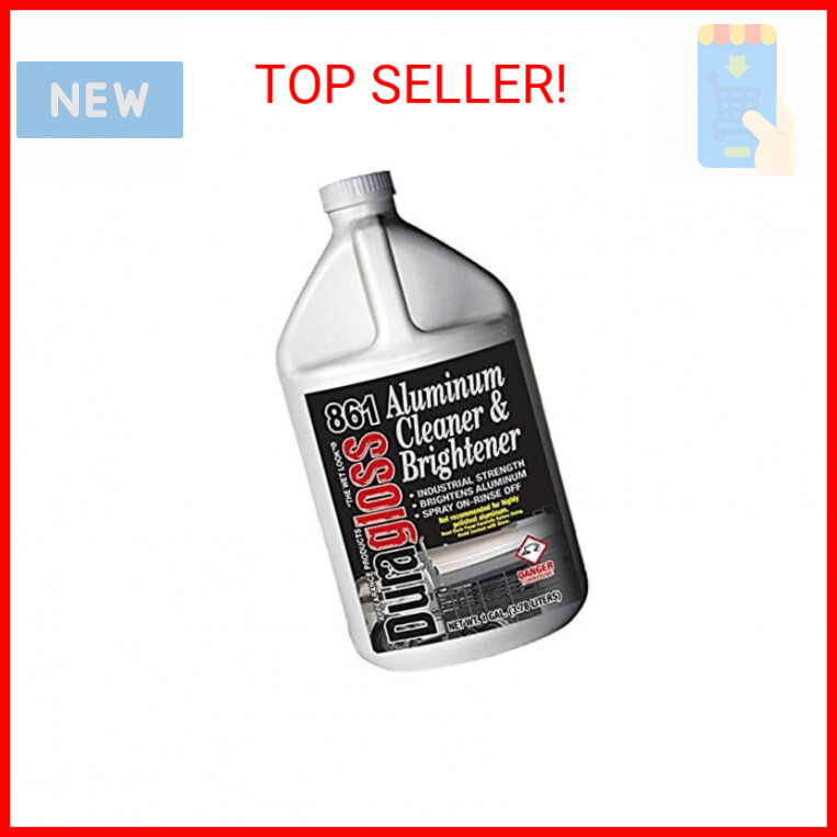Duragloss 861 Automotive Aluminum Cleaner and Brightener, 1 gallon, 1 Pack