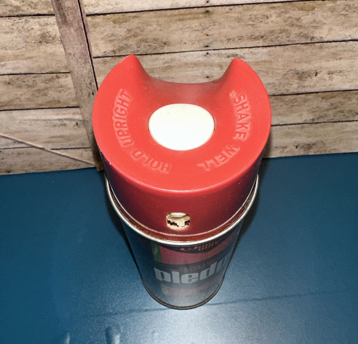 Johnson wax Pledge Furniture Wax Dust Clean Spray Can VTG 70s 1979 TV movie prop
