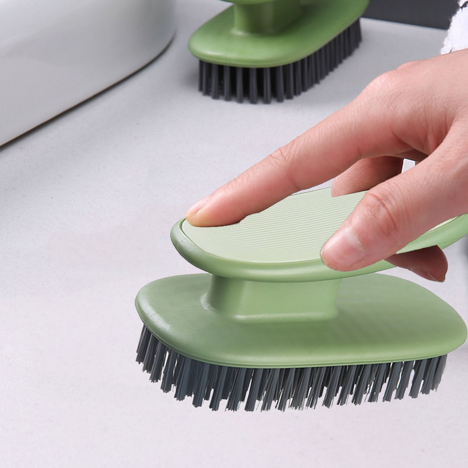 Gentle Bathtubs Cleaning Brush For Comfortable Scrubbing – Easy Grip Popular