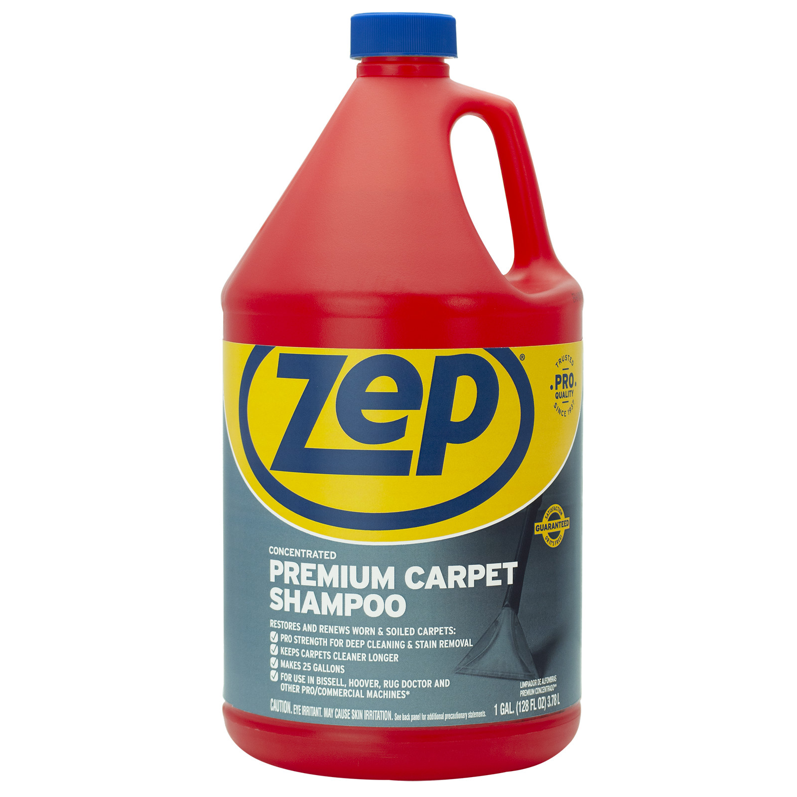 Zep Premium Carpet Shampoo – 1 Gallon (Case of 2) – ECZUPXC1282 – Pro Strength