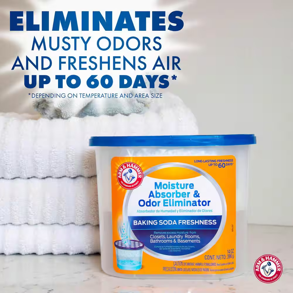 14 Oz. Moisture Absorber and Odor Eliminator, Fragrance Free