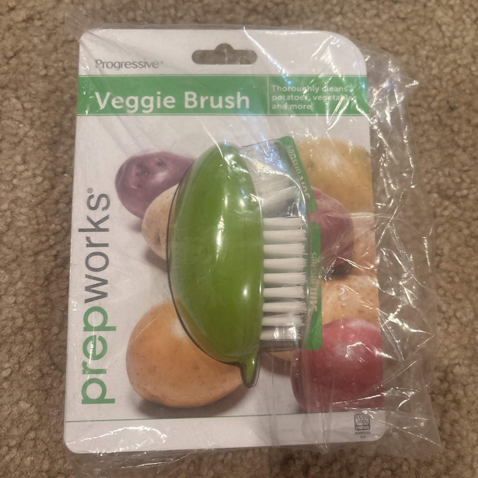 Progressive PrepWorks Veggie Brush Strength Vegetable And Fruit Cleaning