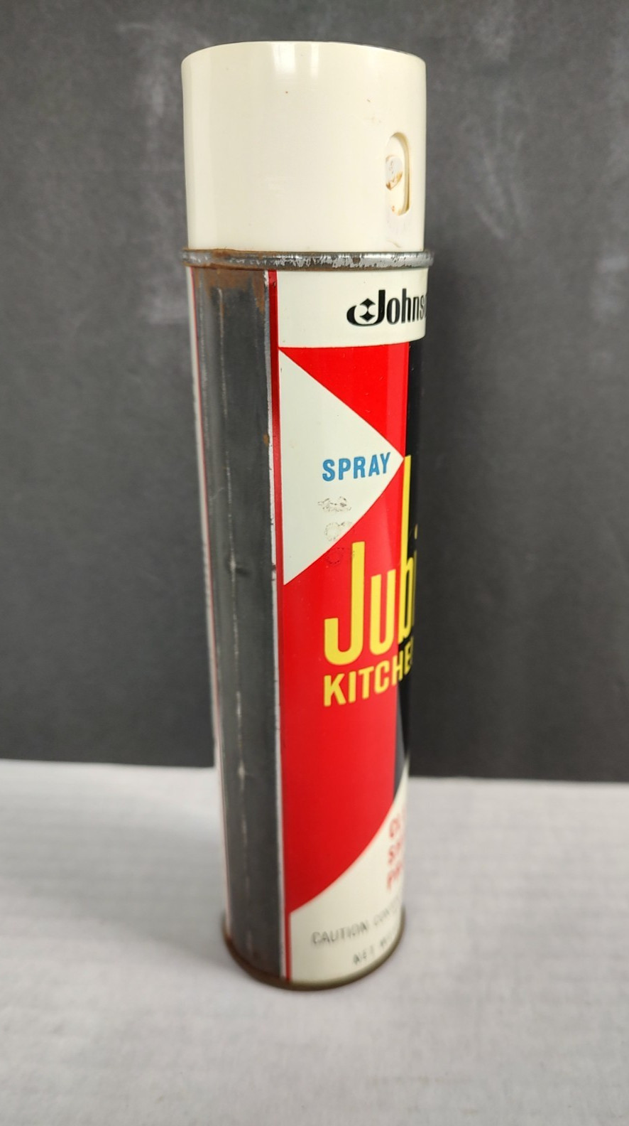 Vintage Johnson Wax Jubilee Kitchen Wax Spray 10.5 oz Movie Prop Display