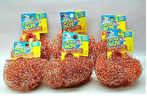 Chore Boy Scrubber Scouring 100% Pure Copper Wool Select Qty ***FREE SHIPPING***