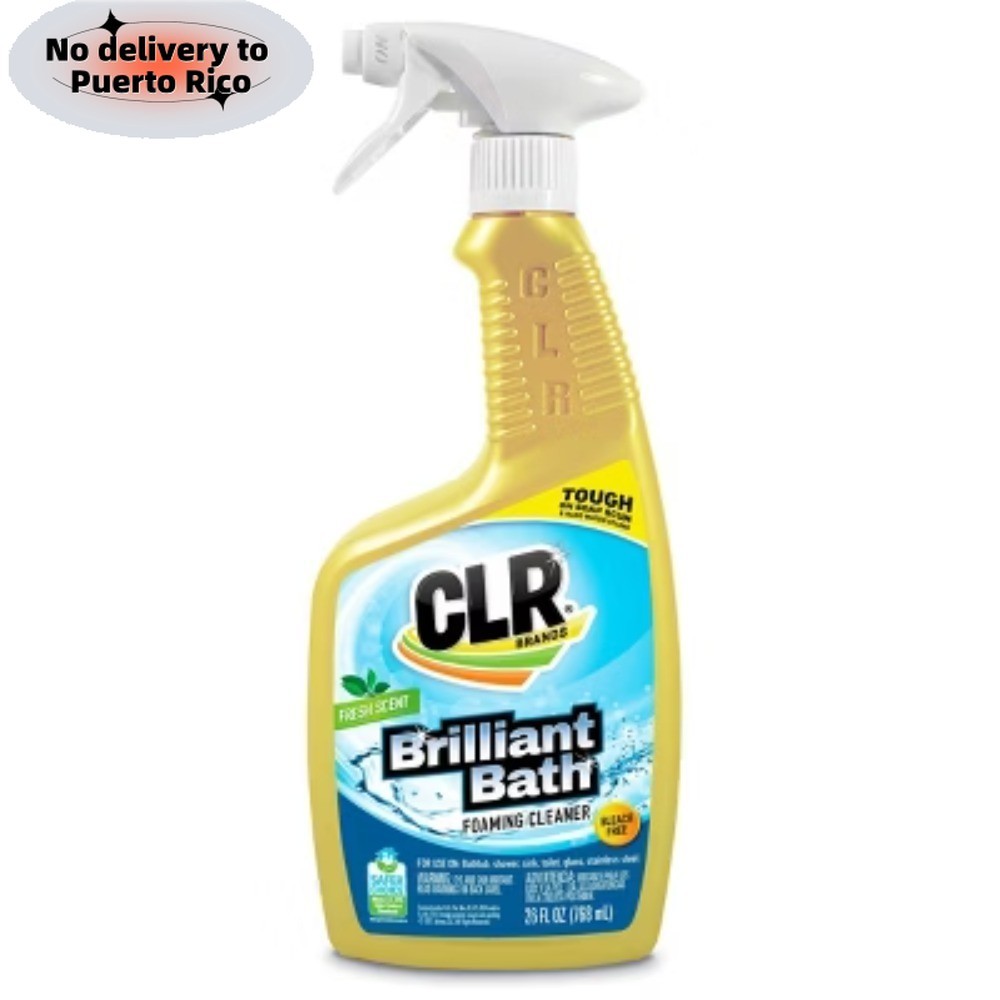 26 fl oz-CLR Clean Fresh Scent Brilliant Bath Foaming Bathroom Cleaner Spray