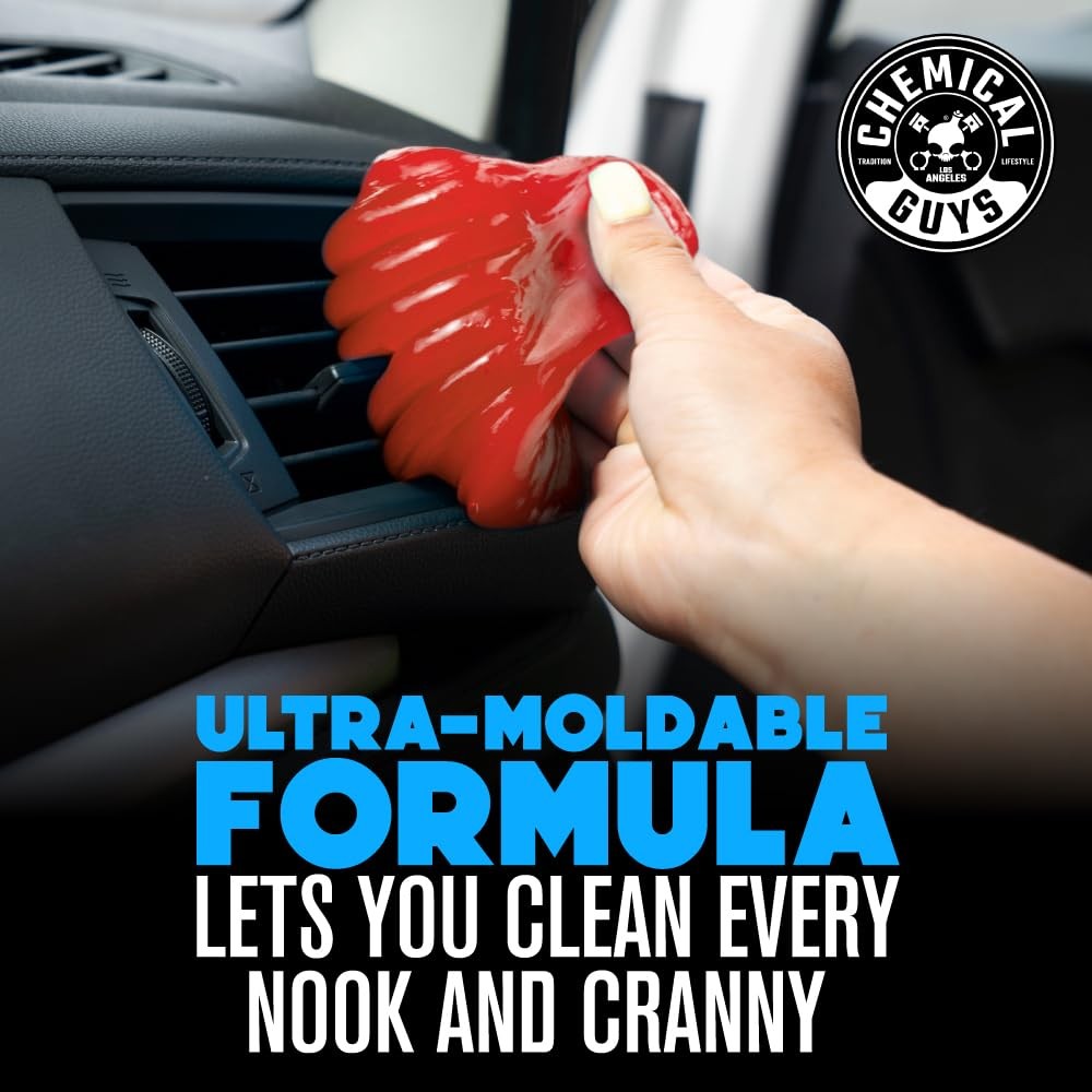 Chemical Guys Sticky Icky Car Cleaning Gel, Green Apple & Sweet Strawberry Scent