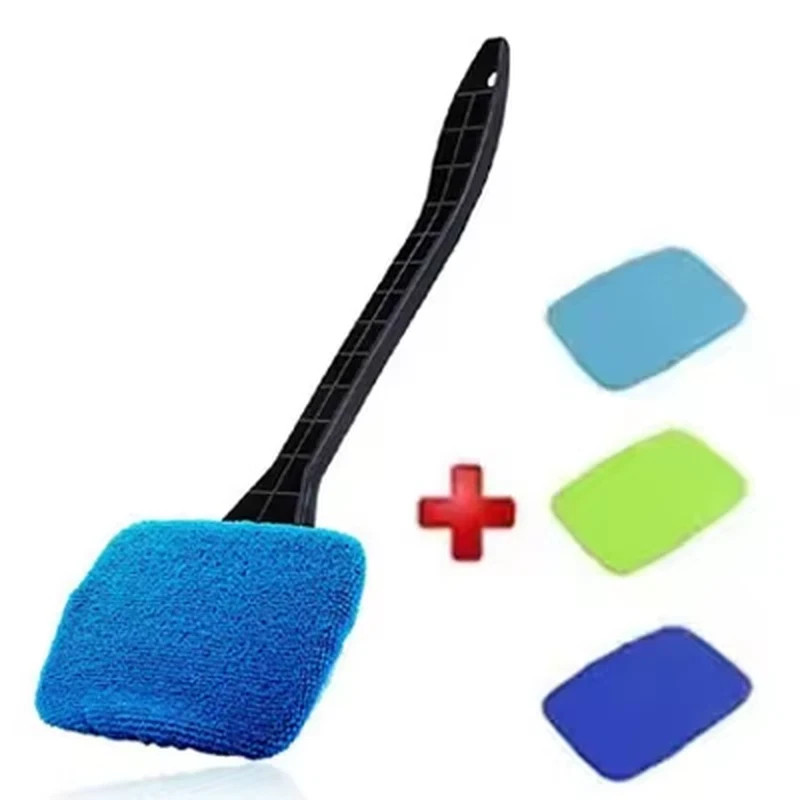 Car Window Cleaner Brush Kit Windshield Cleaning Tool Inside Interior Auto Wiper