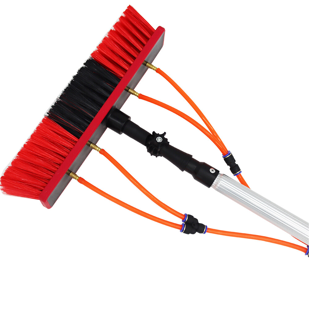 TECHTONGDA Window Cleaning Poles Water Fed Brush 8m Poles Free to Connect