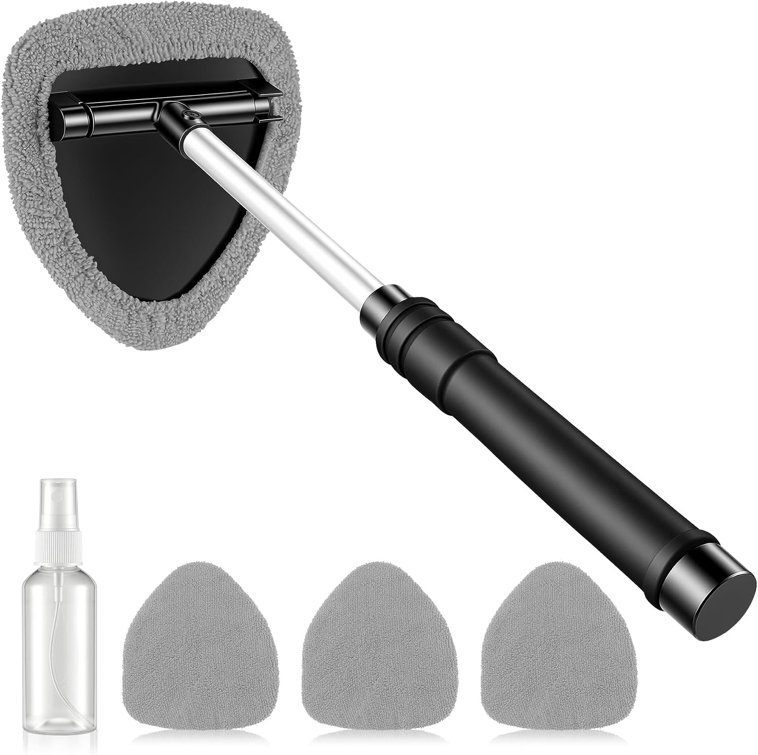 Windshield Cleaner Tool, Car Interior and Exterior Window Cleaning Kit with Exte