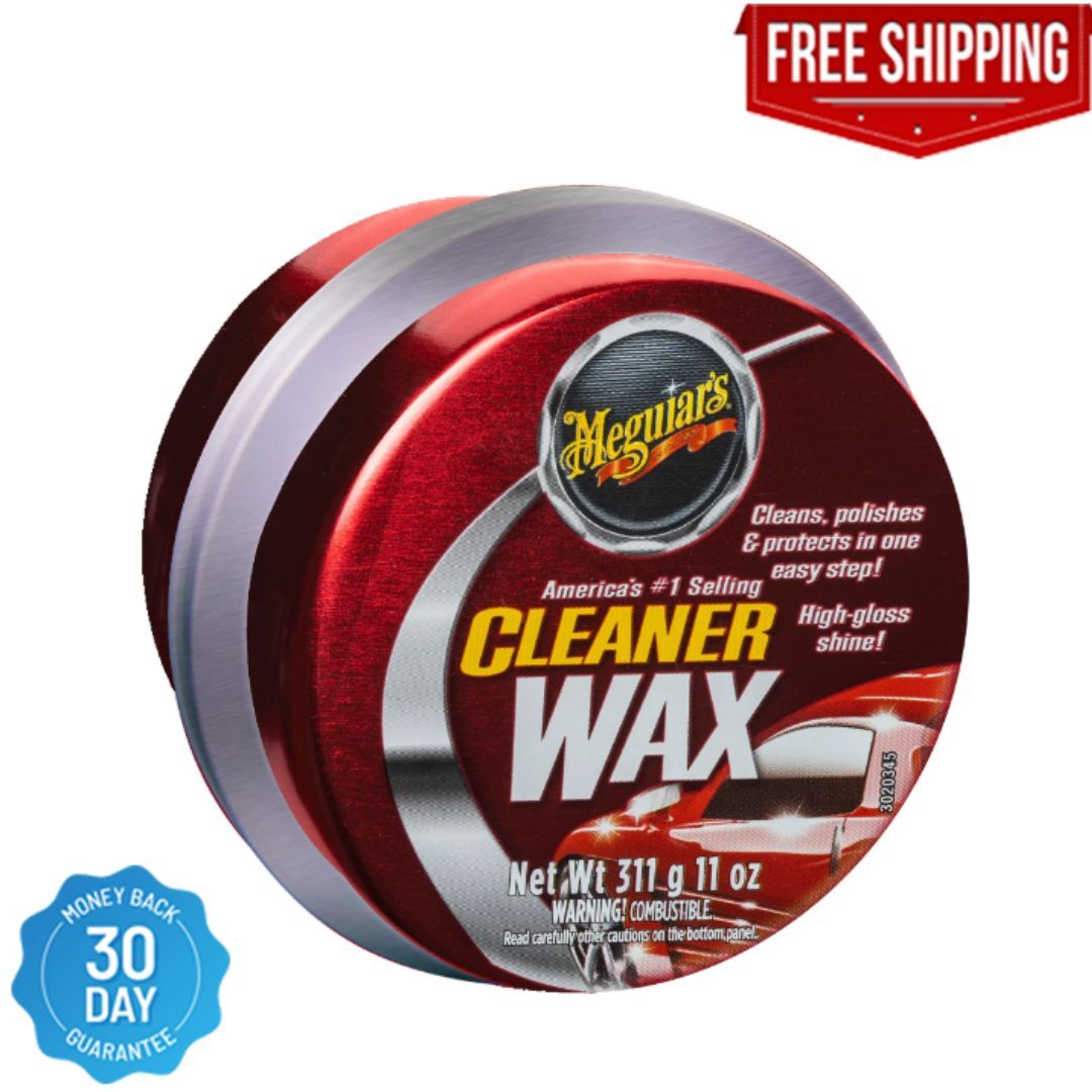 Meguiar’s Cleaner Wax Paste Wax Cleans A1214 11 Oz Paste