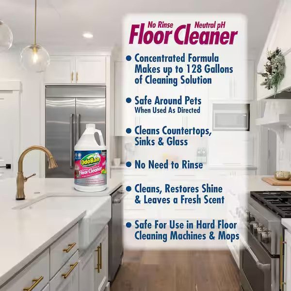 1 Gal. No-Rinse pH Neutral Floor Cleaner (2-Pack) NEW