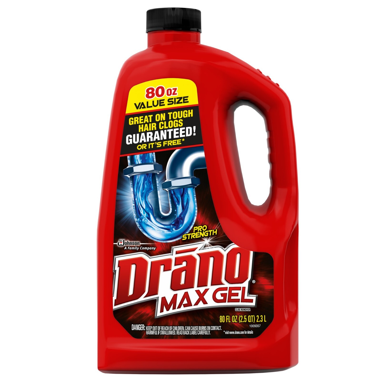 3 Pack Drano Max Gel Clog Remover Drain Cleaner Unscented Size 80 oz Jugs
