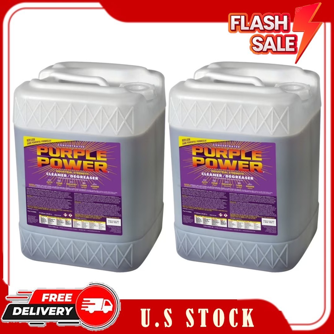 2 Pack Purple Power Industrial Strength Cleaner and Degreaser, 5 Gallon