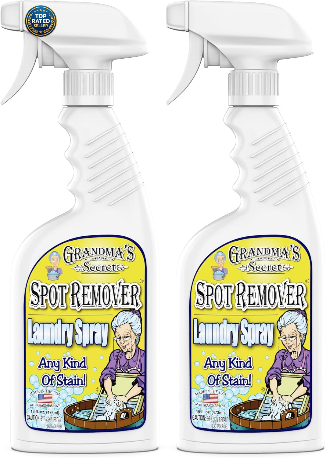 2-Pack Spot Remover Laundry Spray Chlorine, Bleach & Toxin-Free for Clothes