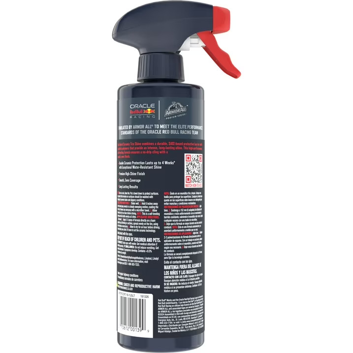NEW,(2 packs) Mixed ceramic high gloss tire flash spray, 16 fluid ounces