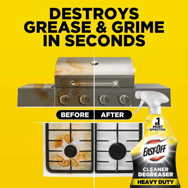 (3 pack) Easy-Off Heavy Duty Multi Surface Cleaner and Degreaser Spray, 32oz