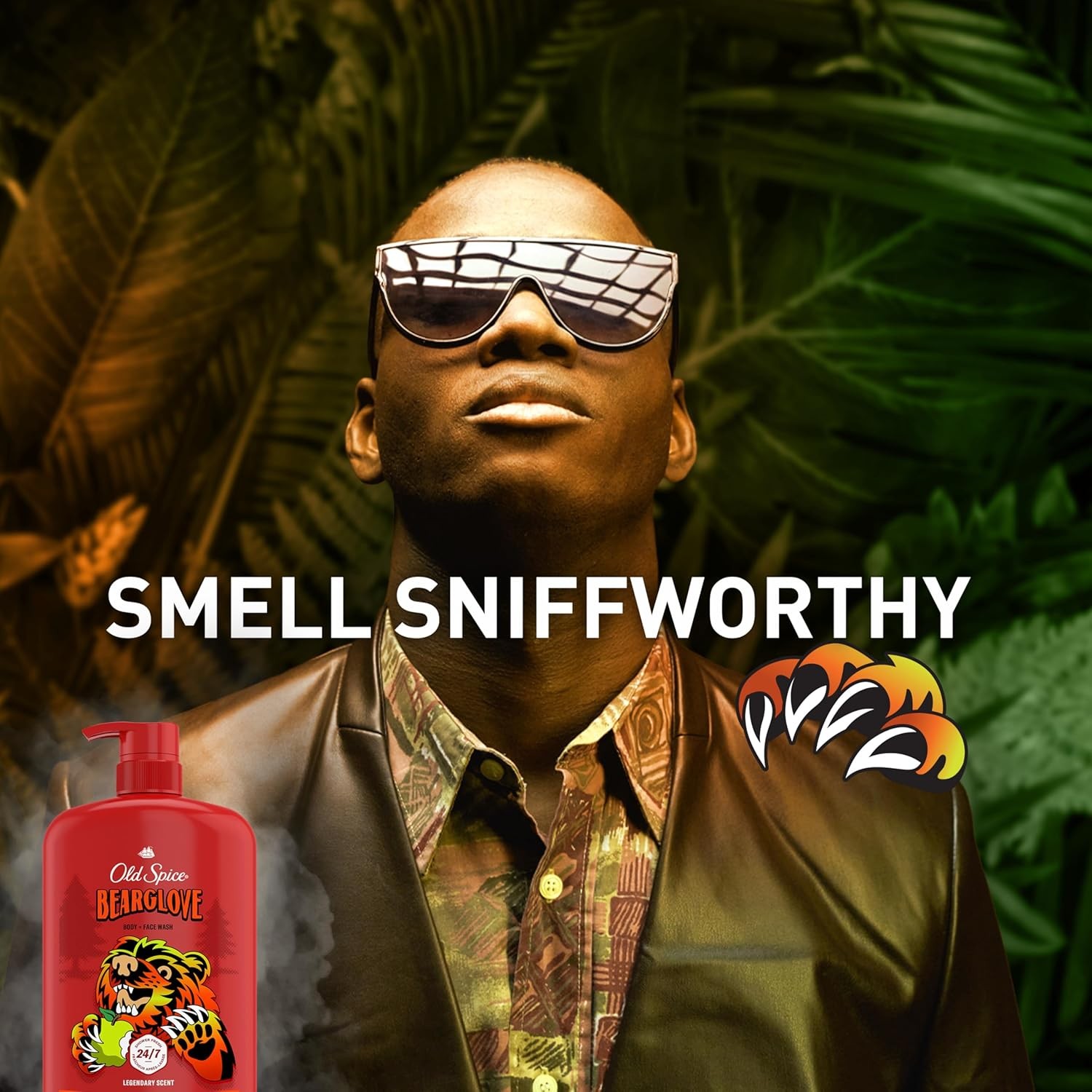 Old Spice Cleansing Body Wash for Men, 3X Defense, 24/7 Shower Fresh with Last