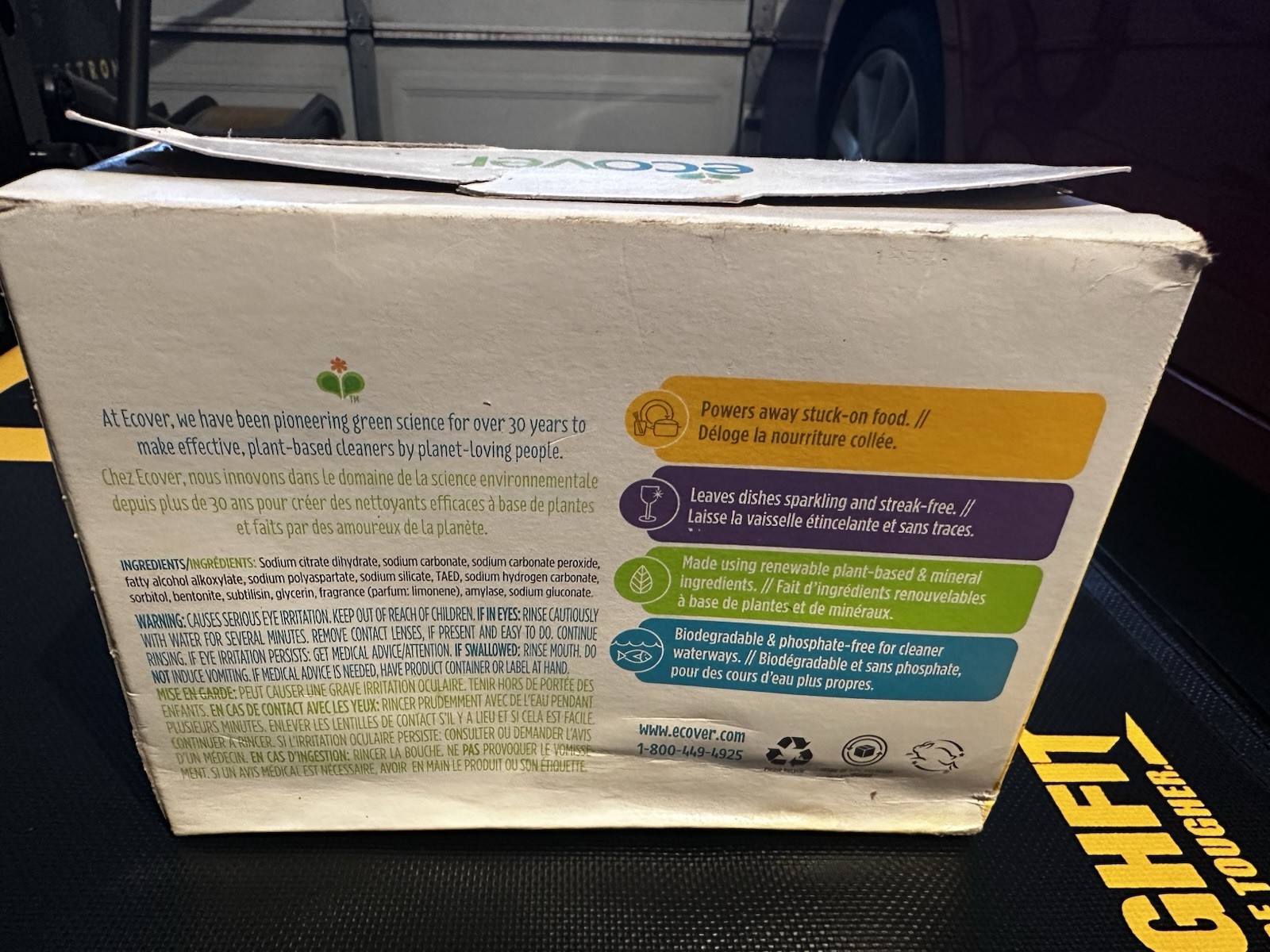 Ecover Dishwasher Tablets Biodegradable Phosphate-Free Citrus Scent