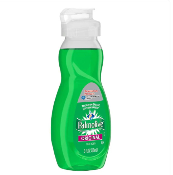 Palmolive Original Dish Soap 3 oz Travel Size Liquid Dish Detergent Green 6 pack