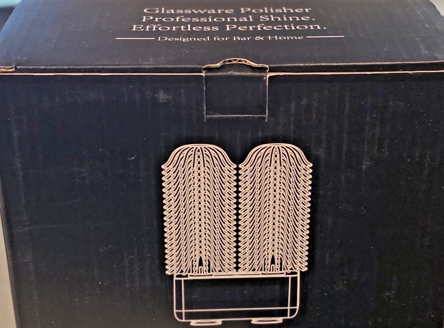 Ugdgtgo Electric Wine Glass & Bottle Cleaner Polisher 600 RPM Black New Open Box