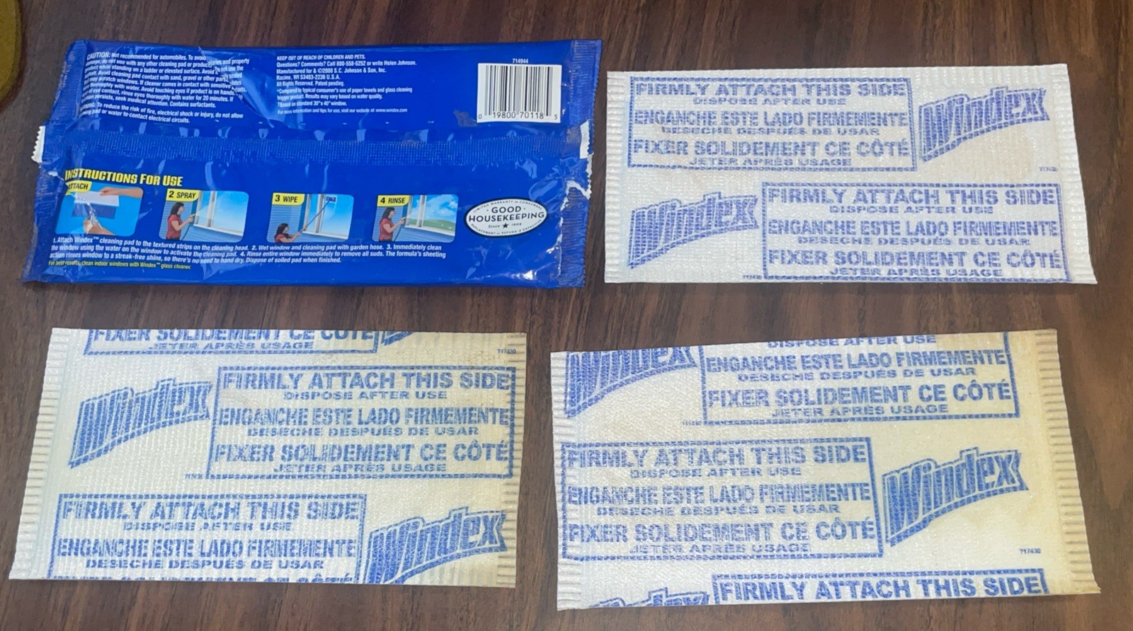 Windex Outdoor Refill Pads for Cleaning Glass – 3 Pads