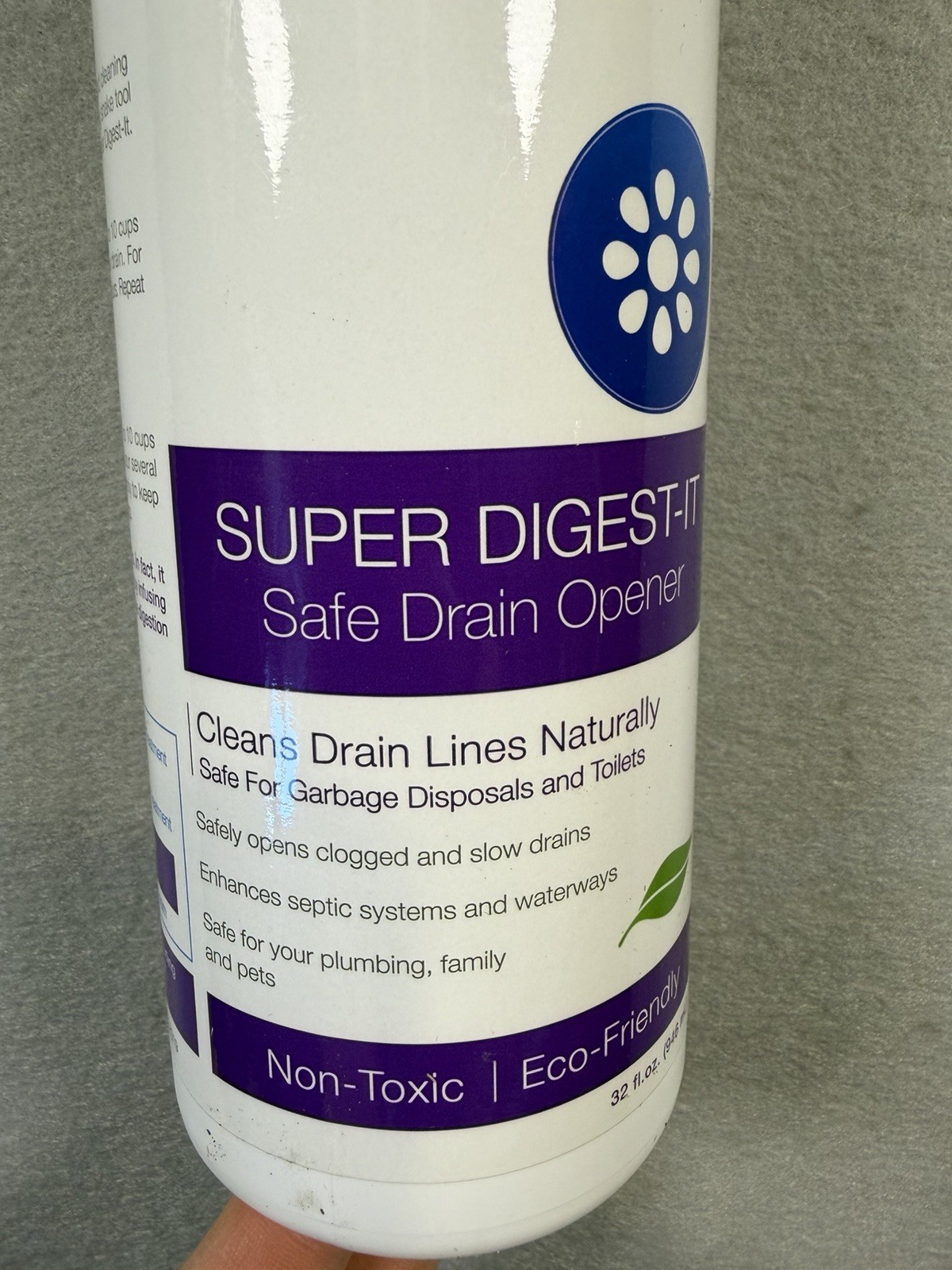 Unique Super Digest-It Clog Remover Liquid Non-Toxic Eco Friendly Septic Safe
