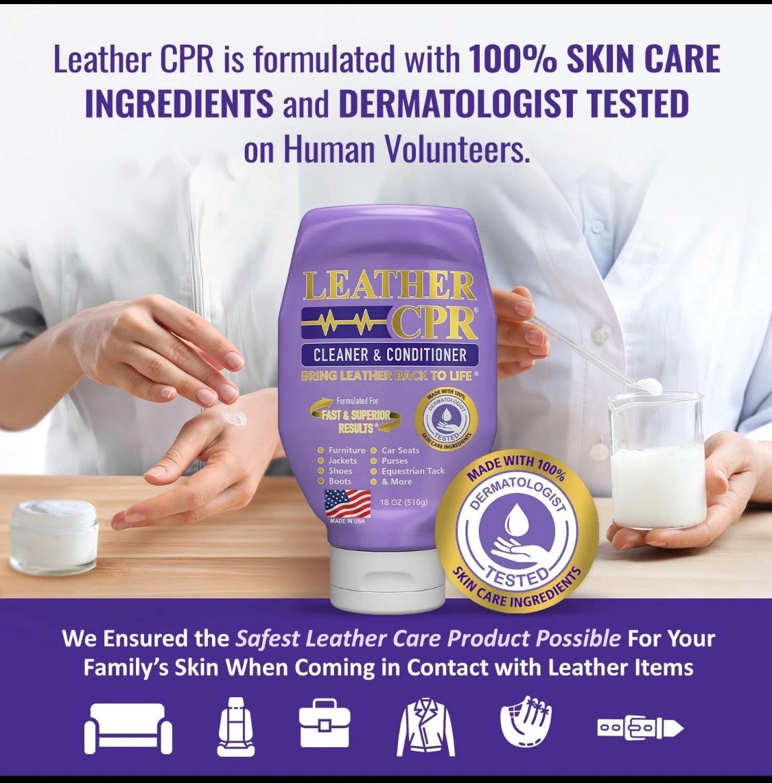 Leather CPR Cleaner & Conditioner (18 oz.) – Best Leather Cleaner