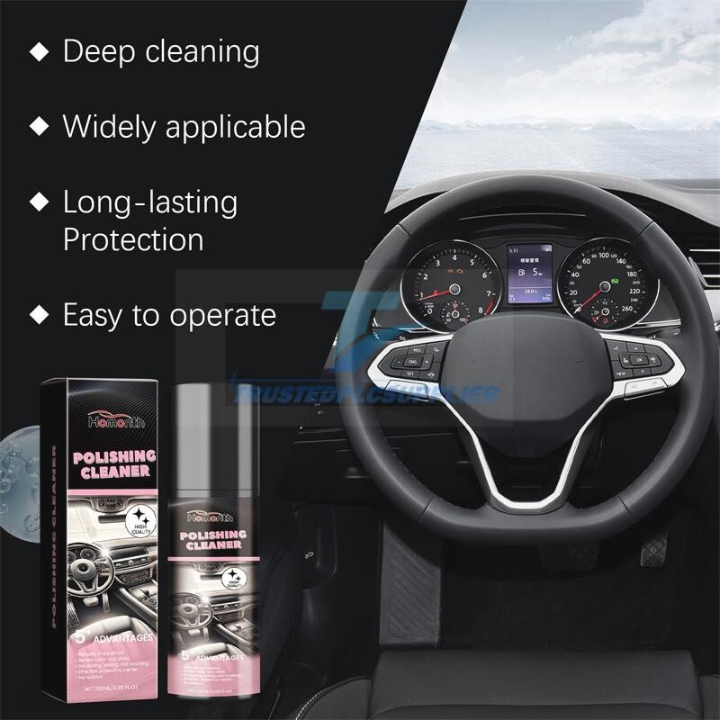 Car Interior Cleaner, Vehicle Interior Polish | Interior Detailer Spray-3PCS
