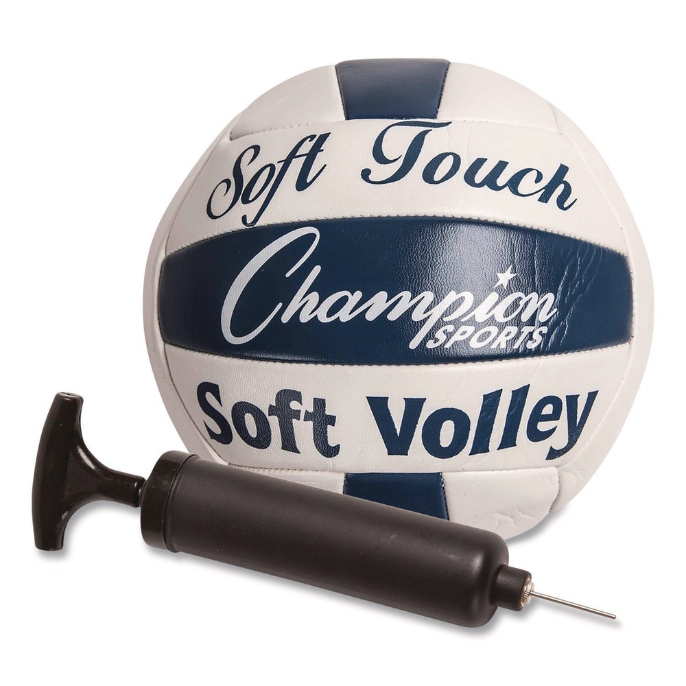 Champion Sports VBSET Deluxe Official-Size Volleyball Set (10/Set) New