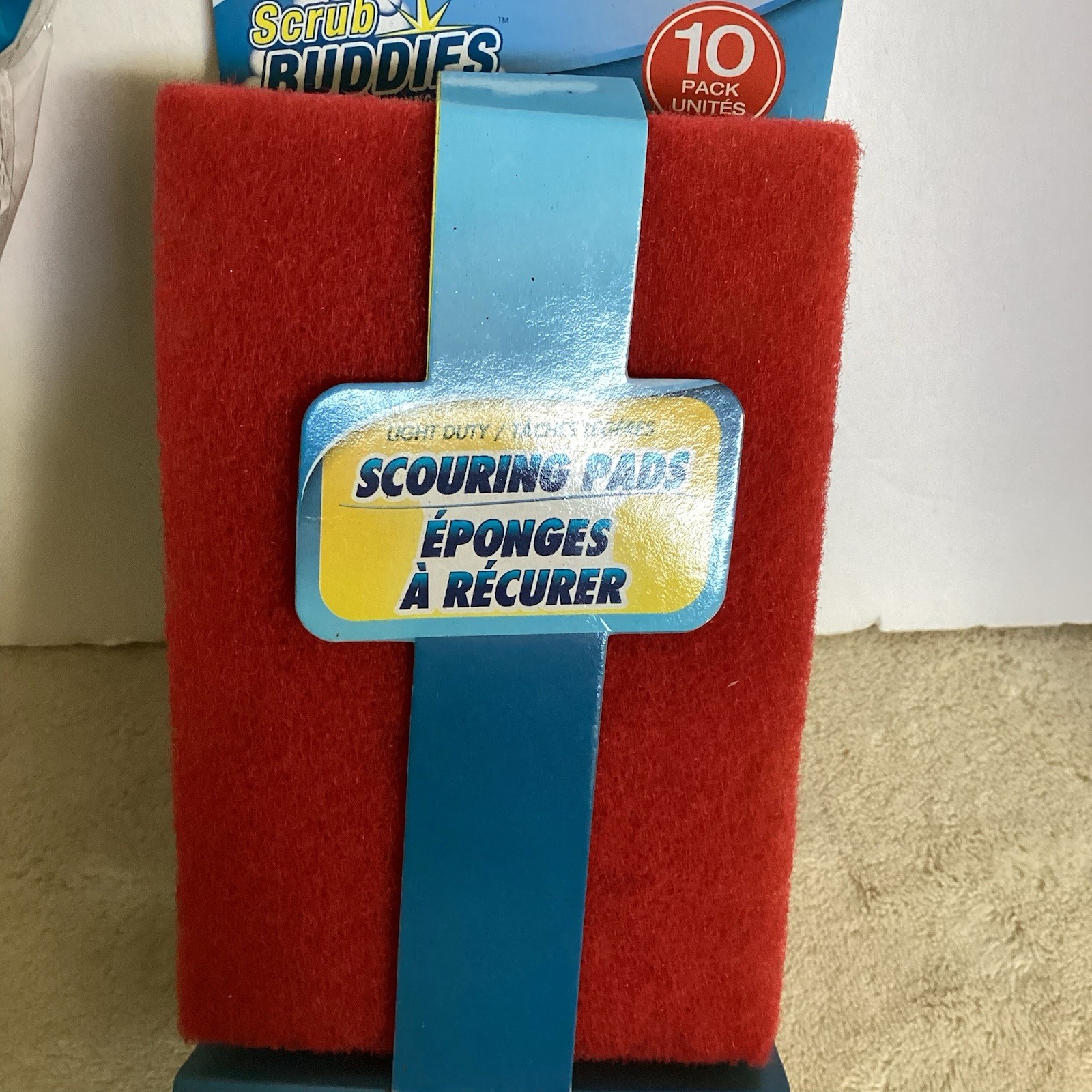 SCRUB BUDDIES Pack of 9 Scouring Pads 4×6”& 7 Scrub Buddies Non Stick Scrubbers
