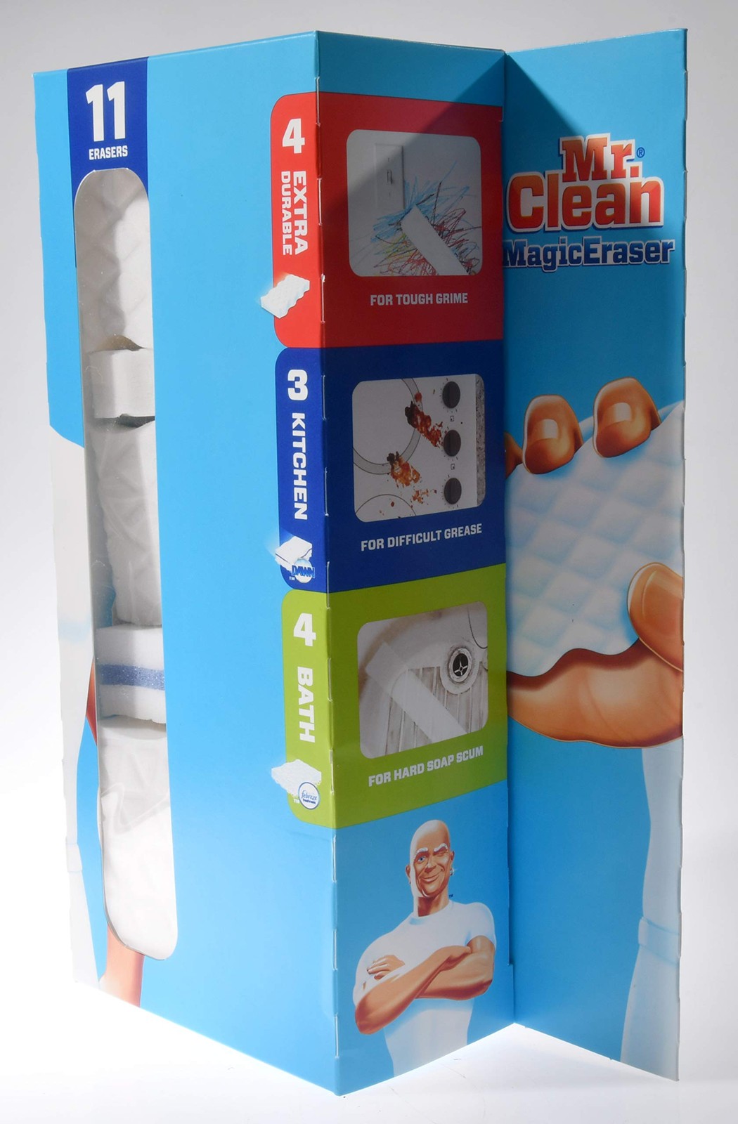 Mr. Clean Magic Eracer Extra Durable for Kitchen 11 Count (Pack of 1), White